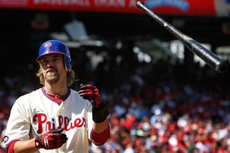 The Phils' offense managed one run in the first game against the Marlins but scored seven in the second. (Michael S. Wirtz / Staff Photographer)