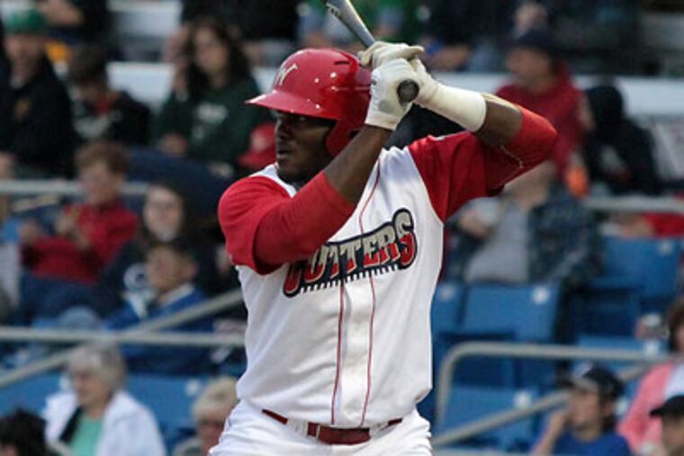 Larry Greene has made some good impressions during his first season of pro baseball. (Mark Olson/MiLB)