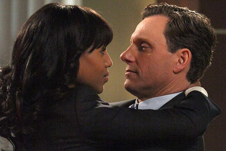 "Scandal" stars Kerry Washington and Tony Goldwyn. RICHARD CARTWRIGHT / ABC
