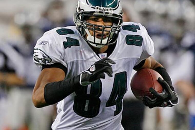 Hank Baskett signed a 1-year deal with the Eagles in March. (Michael S. Wirtz/Staff file photo)
