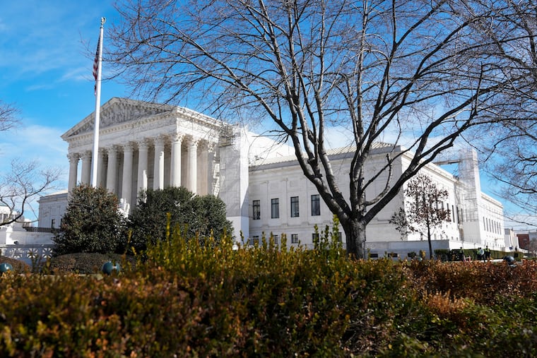 The U.S. Supreme Court is seen.