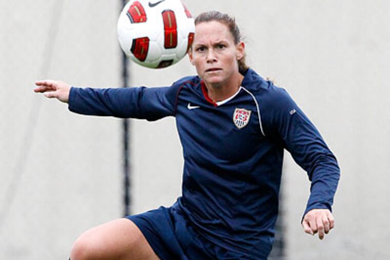 Christie Rampone is the lone member of this year's U.S. team who was on the 1999 squad. (Charles Rex Arbogast/AP file photo)
