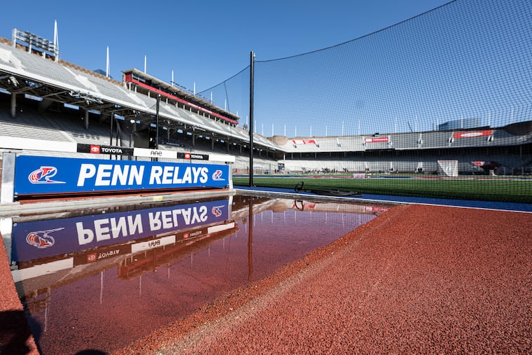 The stage is set at Franklin Field for the 129th Penn Relays.