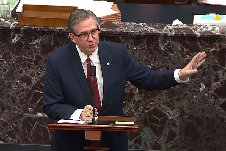 Bruce L. Castor Jr. during former President Donald Trump's second impeachment trial in February in Washington.
