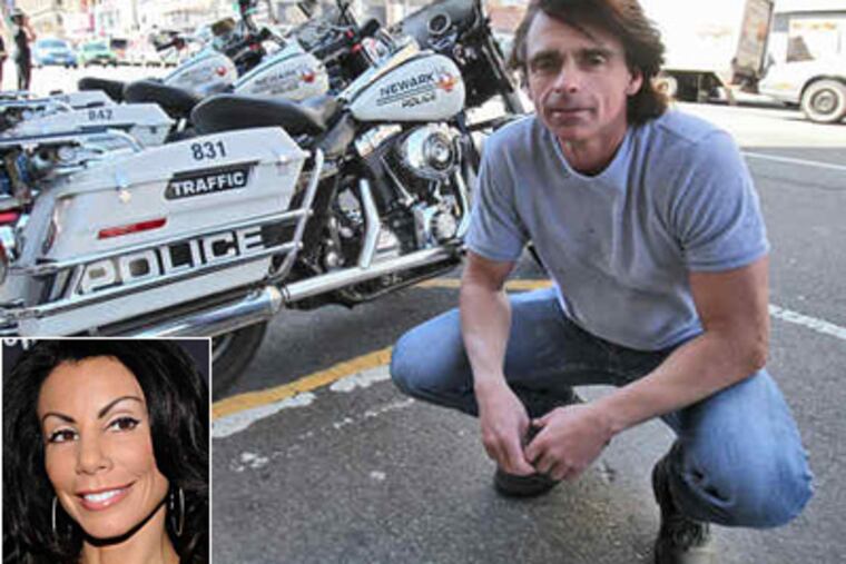 Danny Provenzano, whose great-uncle was a notorious North Jersey mobster, has a role in 'The Real Housewives of New Jersey." He mentors outcast Danielle Staub (inset). (David M Warren / Staff)