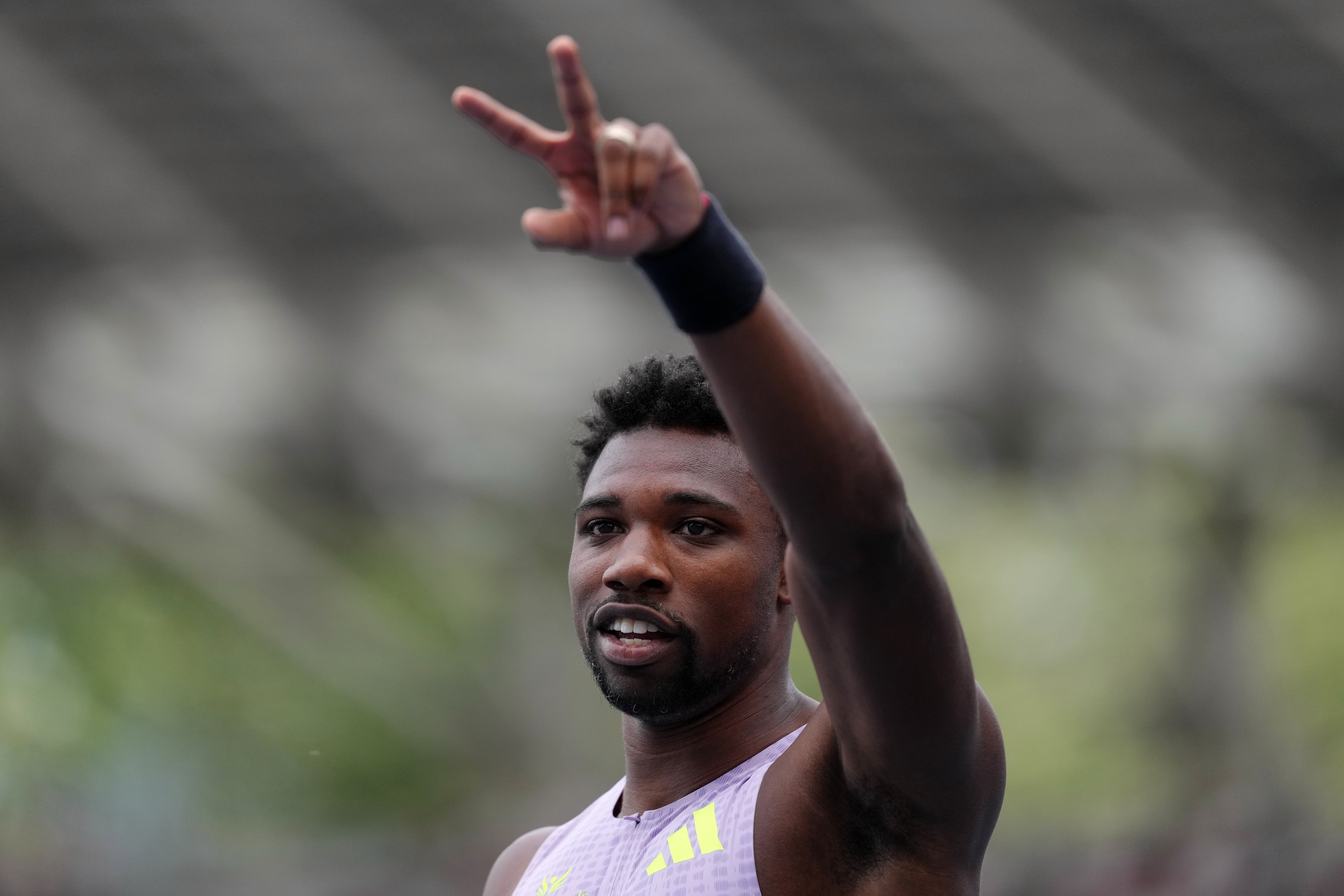 Noah Lyles pulls up mid-race at US nationals, suffers a rare loss at 200 meters