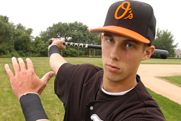 Billy Rowell was selected by the Baltimore Orioles with the ninth pick in the 2006 draft. (File photo)