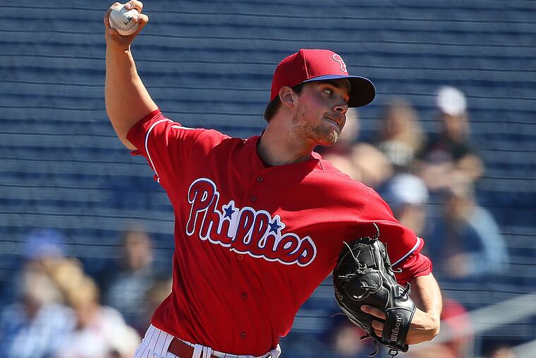 Phillies pitcher Aaron Nola.
