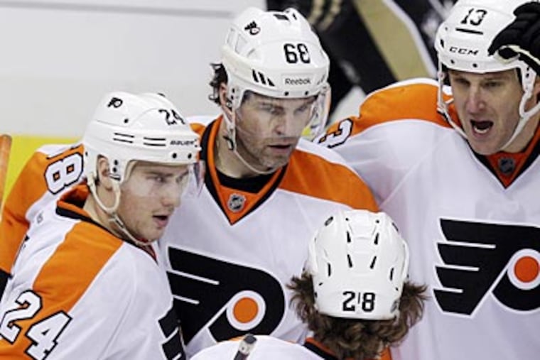 "It won't be over until it's over," Jaromir Jagr said. "You don't look forward." (Gene J. Puskar/AP)