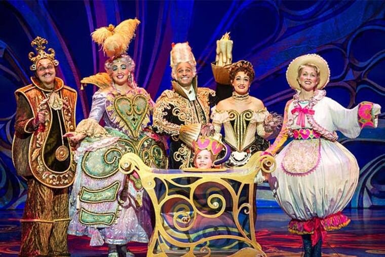 The Enchanted Objects in Disney's "Beauty and the Beast," at the Academy of Music through Sunday.