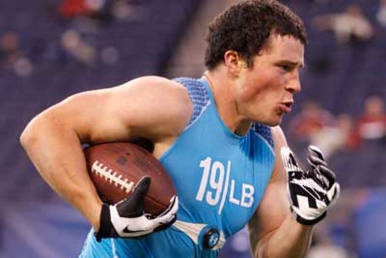 Luke Kuechly of Boston College is considered the top inside linebacker in this year's draft pool. (Dave Martin/AP file photo)