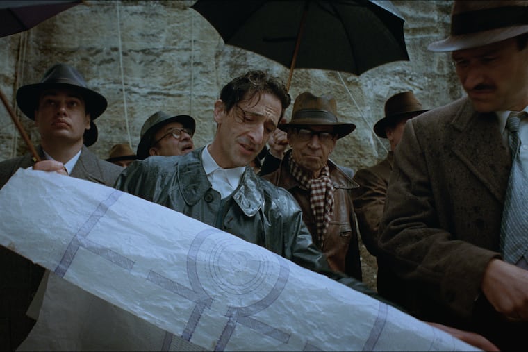 Adrien Brody as the Hungarian Jewish architect László Tóth in "The Brutalist."