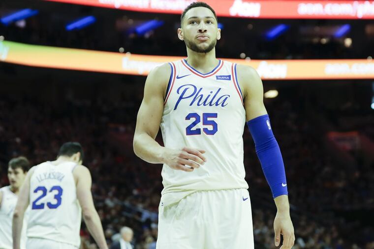 The biggest argument against Sixers guard Ben Simmons winning NBA rookie of the year is that he sat out last season because of injury.