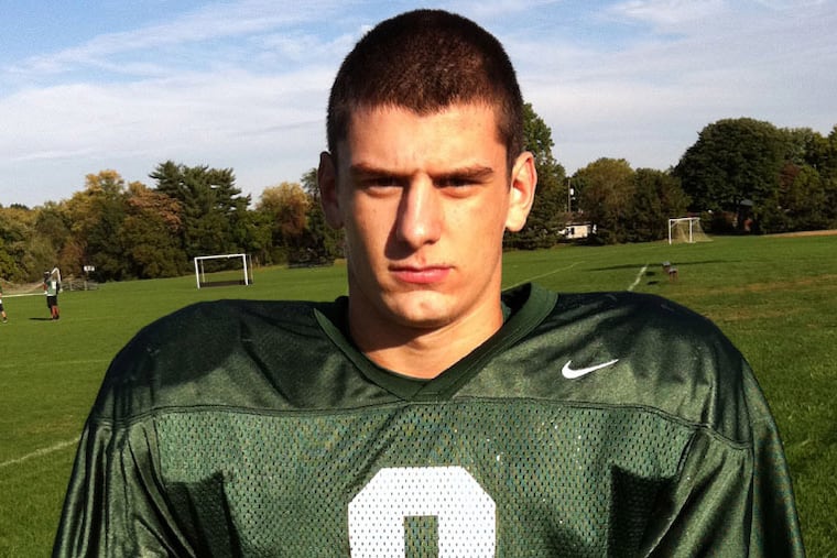 West Deptford football player Joe Diaco. (PHIL ANASTASIA / Staff)
