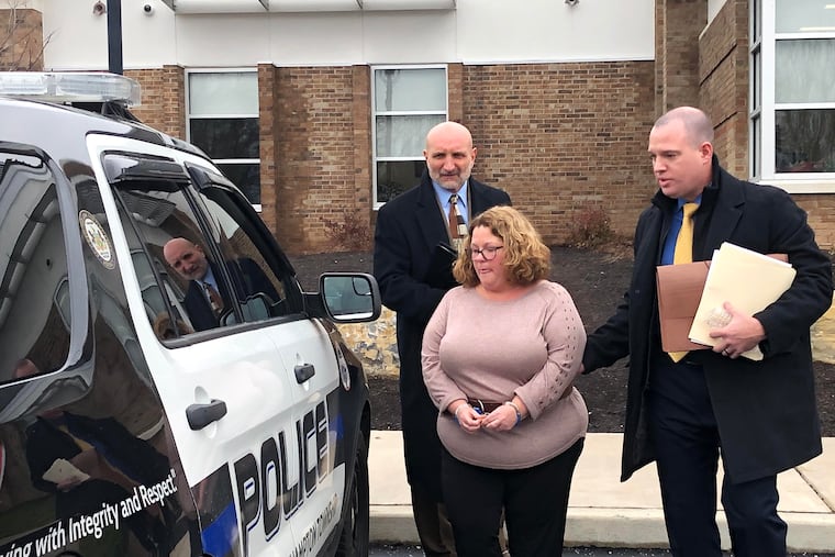 Lauren Landgrebe, seen here in 2019, was sentenced to county prison during a hearing Tuesday in Doylestown.