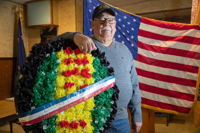 “It’s like it’s a forgotten position. But it’s important to the veterans in the city," said Stephen Uchniat, of the Liberty Bell Chapter of the Vietnam Veterans of America. He was photographed at the American Legion hall in Juniata Park.