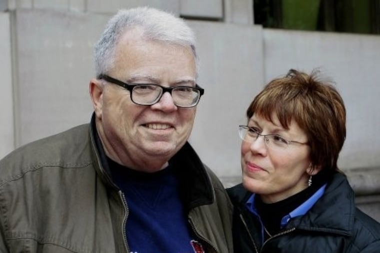 Judge Gehret proposed to his wife, Terez Giuliana, one night over dinner. "I've been thinking about trying to get engaged to you for a long time, and I can't quite seem to do it," he told her. Then, he took out a ring and said: "Will you marry me?"