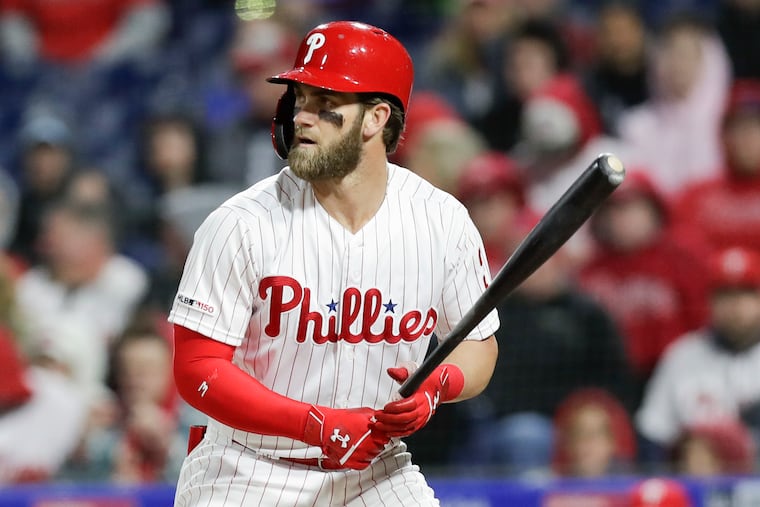 Bryce Harper will return to Nationals Park Tuesday, this time as a member of the visiting Phillies.