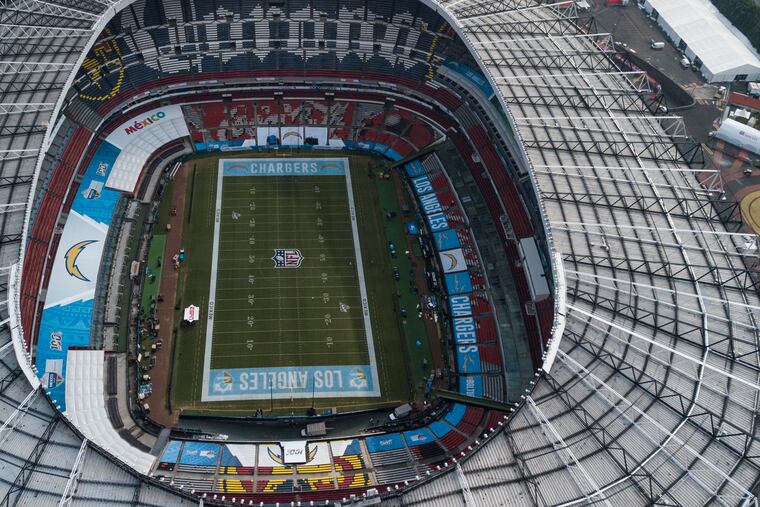 The Eagles have a chance of playing a road game next season at Azteca Stadium in Mexico City against the Arizona Cardinals. It will be the fifth-straight season for an NFL game in Mexico.