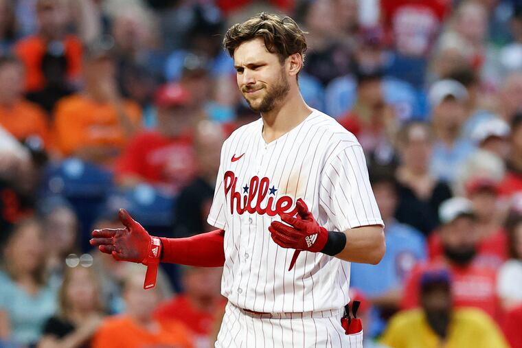 Phillies shortstop Trea Turner hasn't yet lived up to the big contract he signed this offseason.