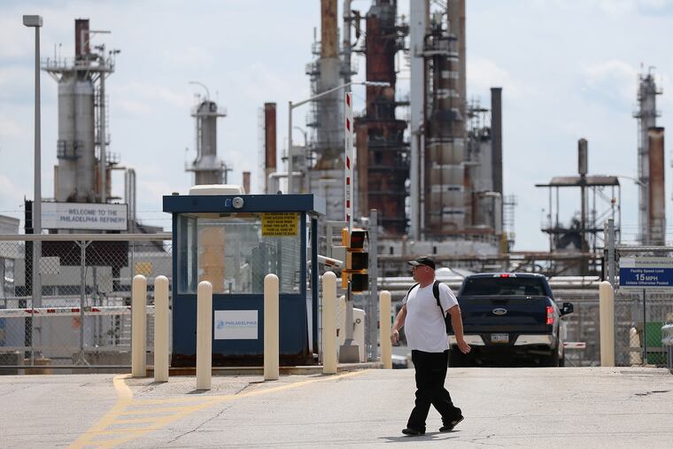 The Philadelphia Energy Solutions refinery in South Philadelphia