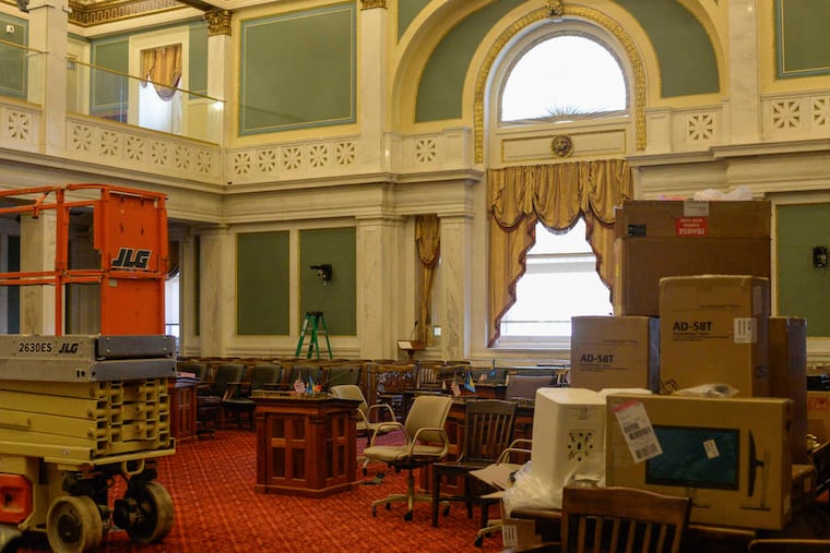 The Philadelphia City Council chamber is shut for the summer, but Council members say they keep working anyhow. Others are not so sure.