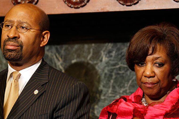 Superintendent Arlene Ackerman's deal to save kindergarten was crafted before Mayor Michael Nutter knew it. (Yong Kim / Staff Photographer)