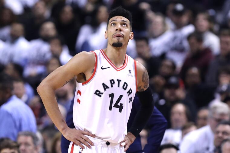 Danny Green of the Raptors during the 2nd half of their NBA playoff game at the Scotiabank Arena in Toronto on April 29, 2019.