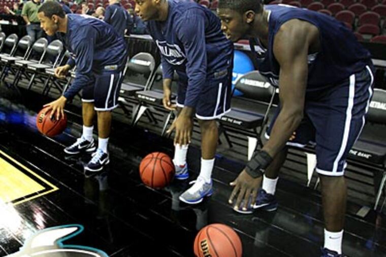 Villanova and George Mason face off in the second round of the NCAA Tournament on Friday afternoon. (Ron Cortes/Staff Photographer)