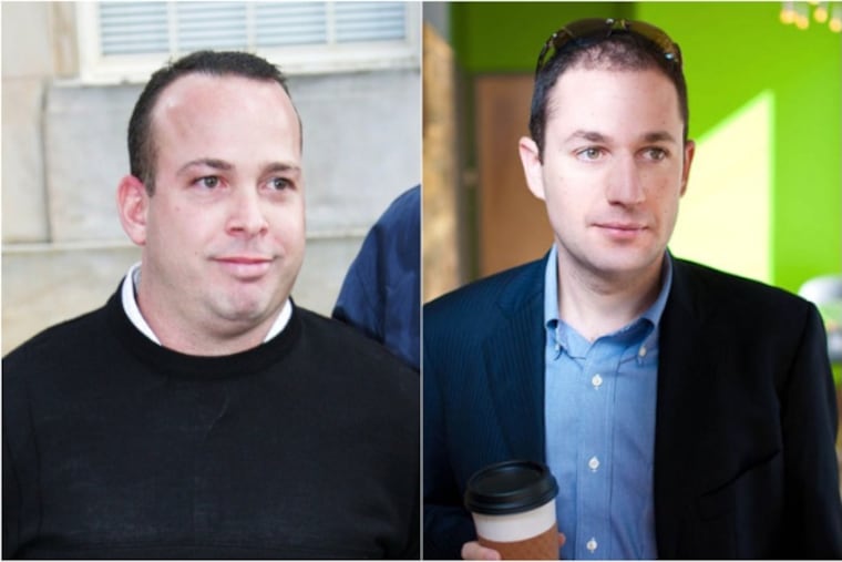 Par Funding founder Joseph LaForte, at left, and Philadelphia property broker and developer Ori Feibush.