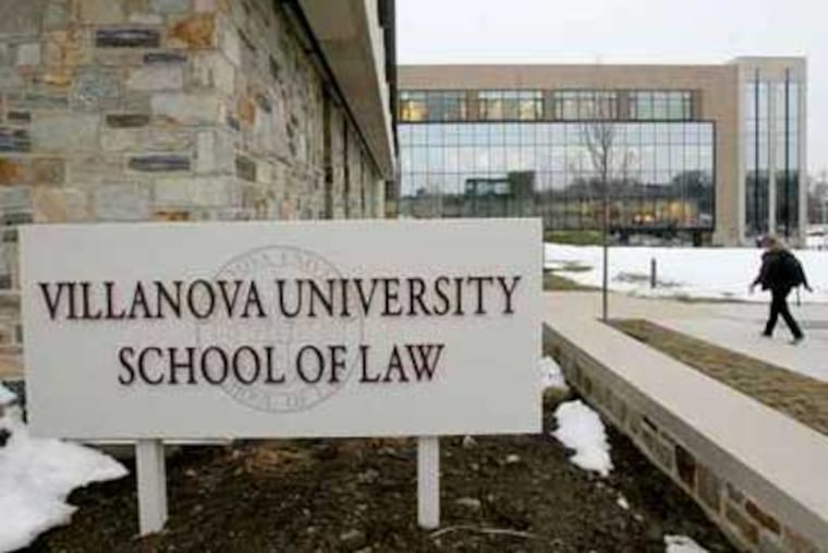 Exterior of the Villanova School of Law. ( Charles Fox / Staff Photographer )