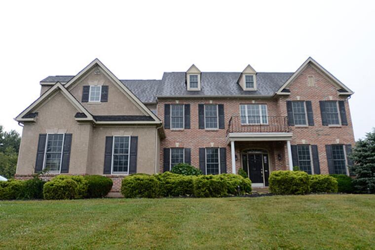 Wrenfield Way in Harleysville, Montgonery County, was settled for $710,000 in the second quarter and is an example of an increase in higher end sales in some areas. (Viviana Pernot / Staff Photographer)