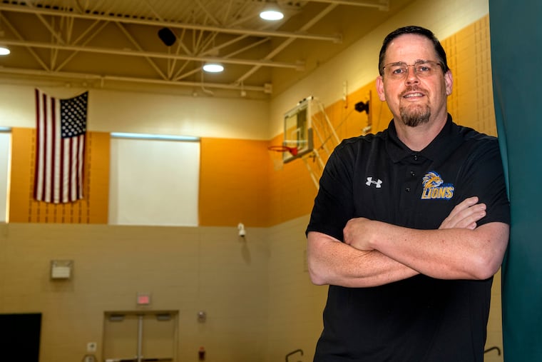 Tacony Academy Charter School athletic director Paul Rieser at the high school in Northeast Philadelphia on Tuesday, June 2. Tacony recently became the first school in the nation to achieve National Federation of High Schools Honor Roll Level 2 as more than 90 percent of the staff completed coaching education classes online through the NFHS program.
