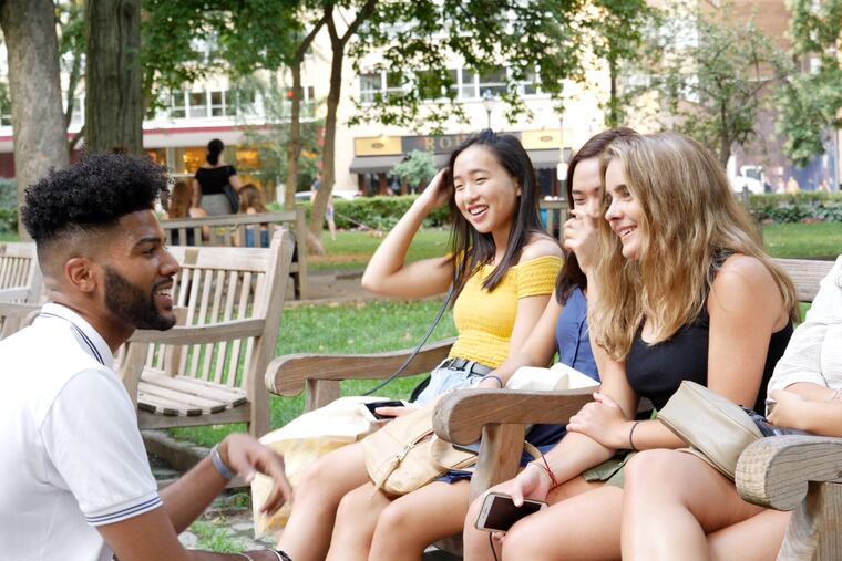 Singer and songwriter, Darius Coleman serenades pedestrians as part of his #SidewalkSerenade series.