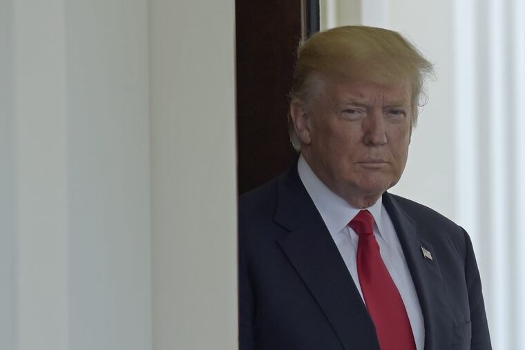 President Trump at the White House on Wednesday.