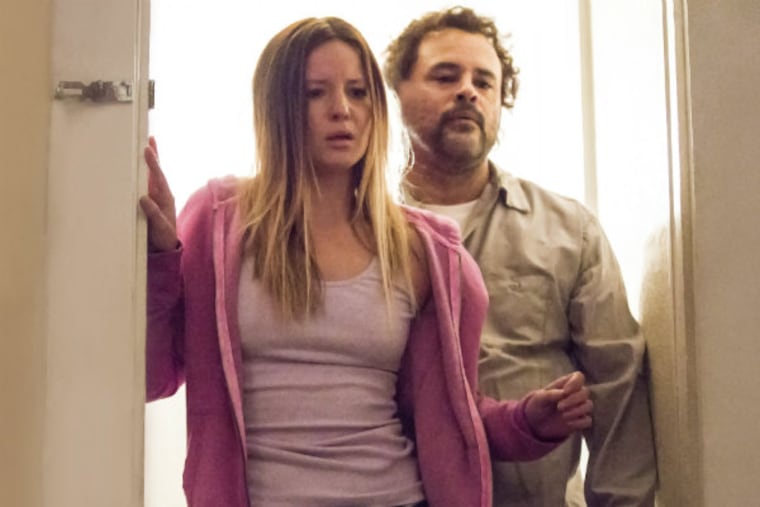 Samantha Droke and Raymond Cruz appear in "Cleveland Abduction." (Bob Mahoney/Lifetime)