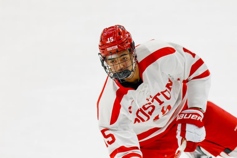 Flyers prospect Carter Amico's time at Boston University proved to be short-lived.