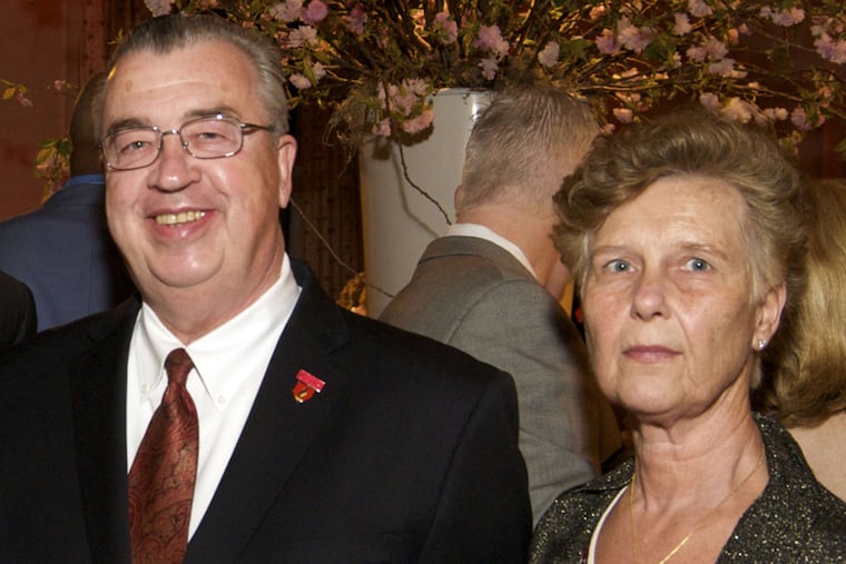 John and Joyce Sheridan at the Cooper Cancer Institute Gala in Philadelphia in 2012.
