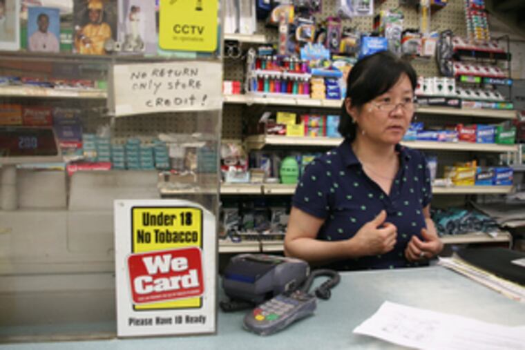 Shopkeeper Sang Lee, in the grocery store she has run for 15 years. She is resistant. "I don't want to leave," she said.