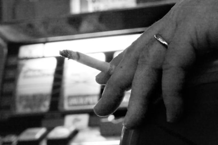 Smoking at the Borgata, Atlantic City. Casino officials had argued successfully to lift a smoking ban that they said hurt business. Yet, Nov. revenue dropped 7.8%.