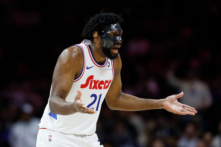 Sixers center Joel Embiid will miss Wednesday's game against the Knicks.
