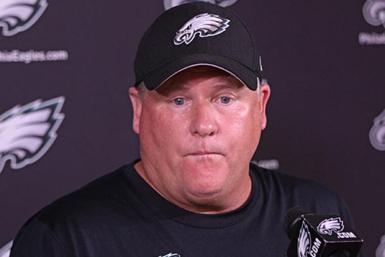 Eagles head coach Chip Kelly had to keep up with the rest of the division. (Michael Bryant/Staff Photographer)