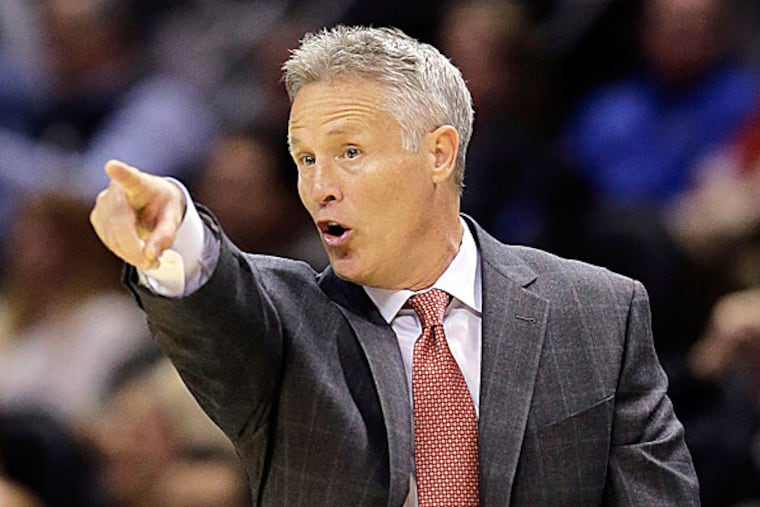 76ers head coach Brett Brown. (Eric Gay/AP)