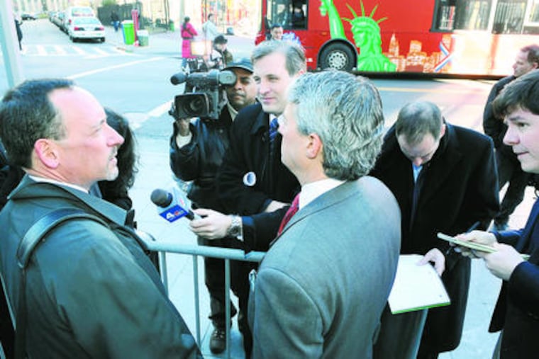Attorneys Stephen Weiss (right) of Seeger Weiss L.L.P. and Brad Friedman of Milberg L.L.P. represent dozens of Madoff's clients.