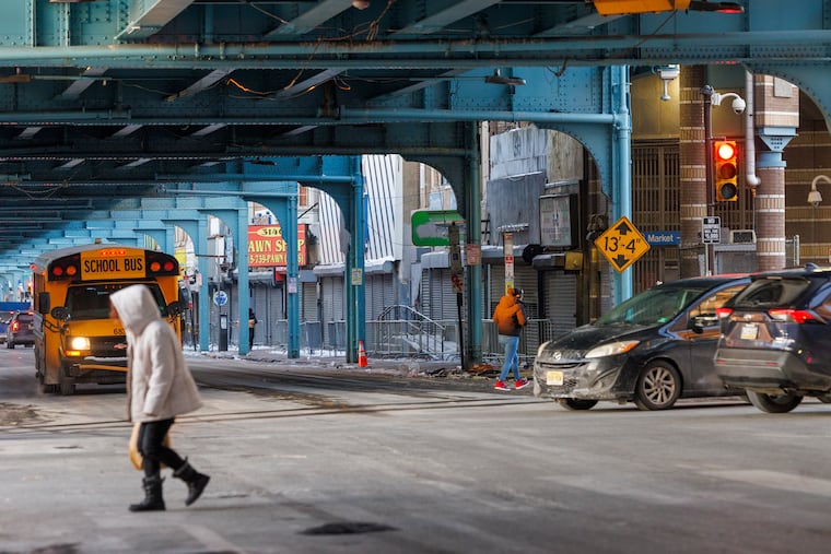 In this January file photo, the corner of Kensington Avenue and Allegheny Avenue is pictured on a quiet, cold morning.