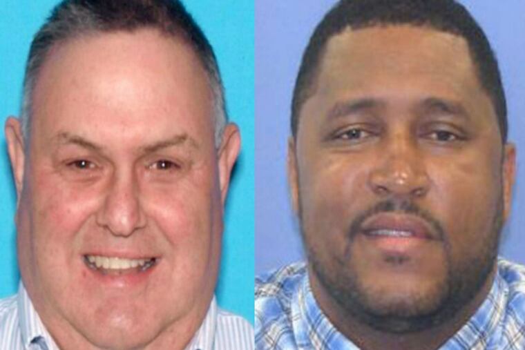 Two men accused of conspiring to steal a dead woman's South Philly house - Andrew Kaufman, 57, (left) and Romanoff Quarles, 43 (right) - waived their preliminary hearings and testified against two co-defendants yesterday.