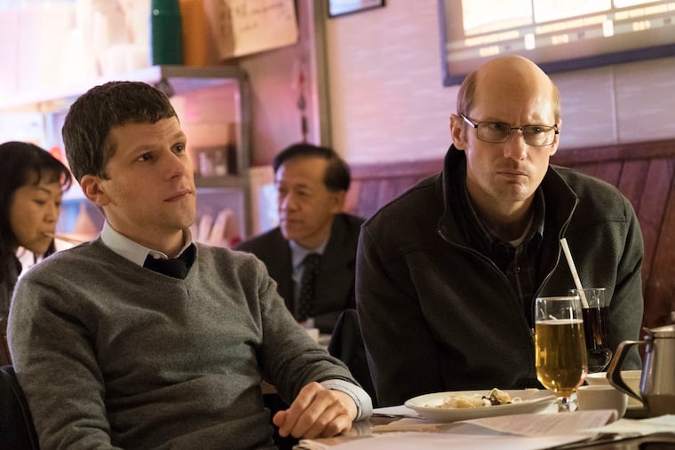"The Hummingbird Project" - L to R - Jesse Eisenberg and Alexander Skarsgard.