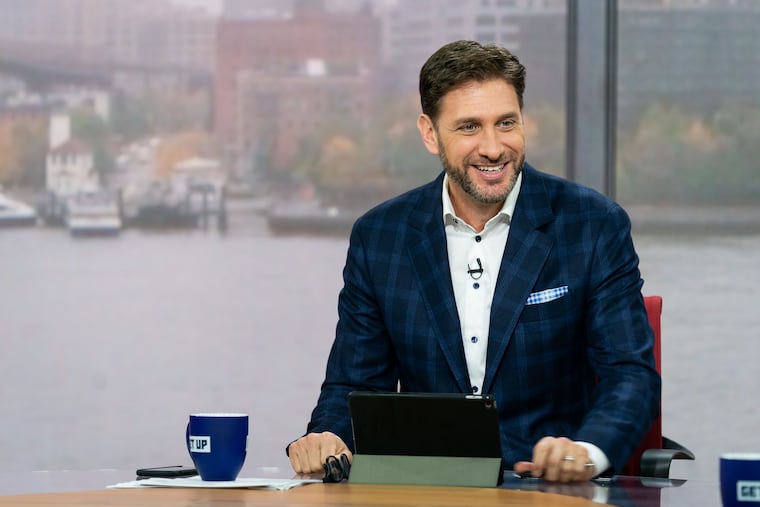 Mike Greenberg, the host of ESPN's "Get Up!" morning show, which host his first NFL Draft for the network Thursday night in Cleveland.
