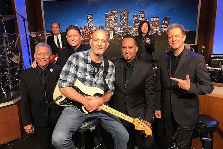 Marc Vetri and the band at Jimmy Kimmel Live!