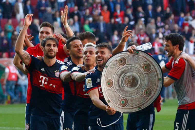 <p>Bayern Munich, Germany’s biggest soccer team, has won five European Cups. They clinched their 28th Bundesliga championship last weekend, with five games to spare in the season</p>